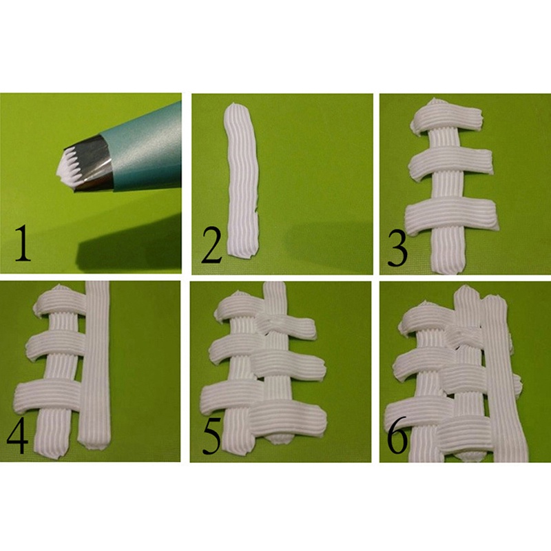 3 Pcs Nozzle Pipa Icing Bahan Stainless Steel