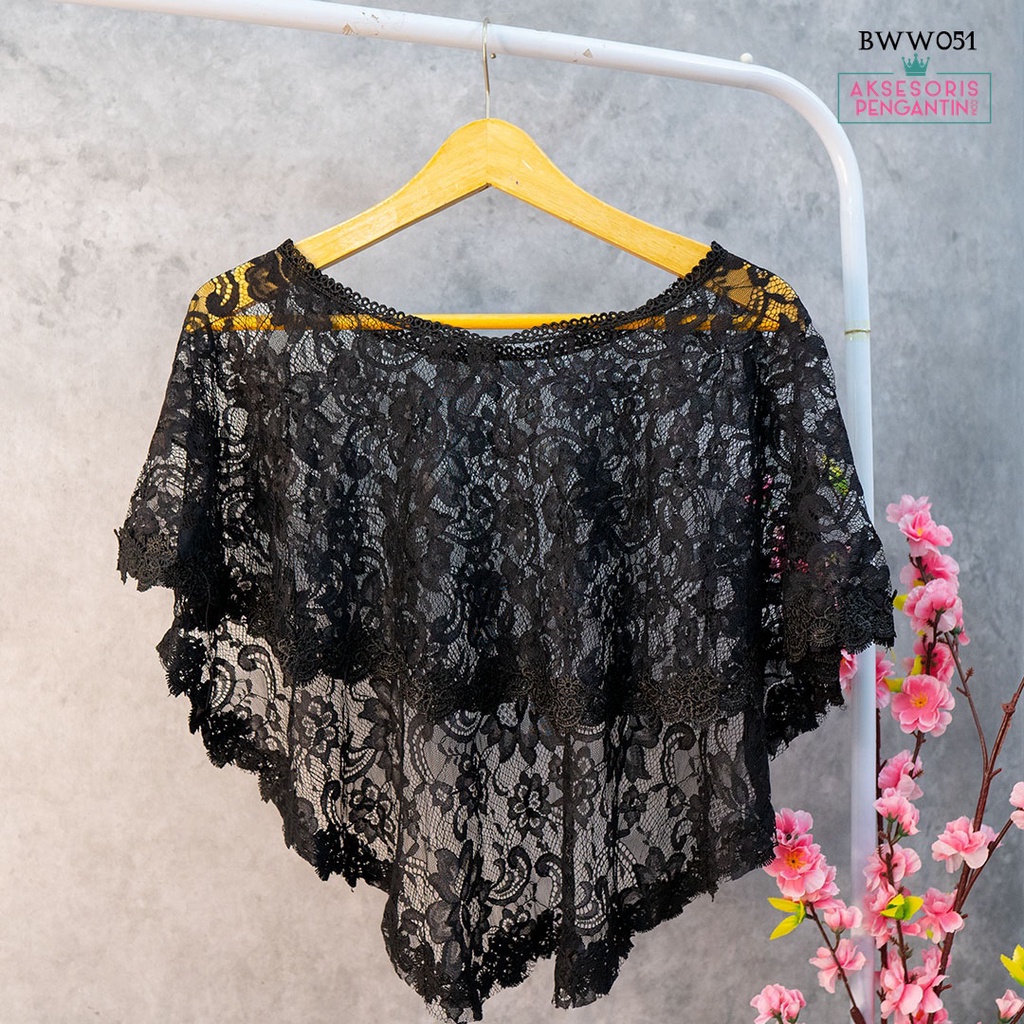 [TOKO TERPERCAYA] LACE BOLERO BRUKAT AKSESORIS PESTA WEDDING WANITA KOREA BWW051