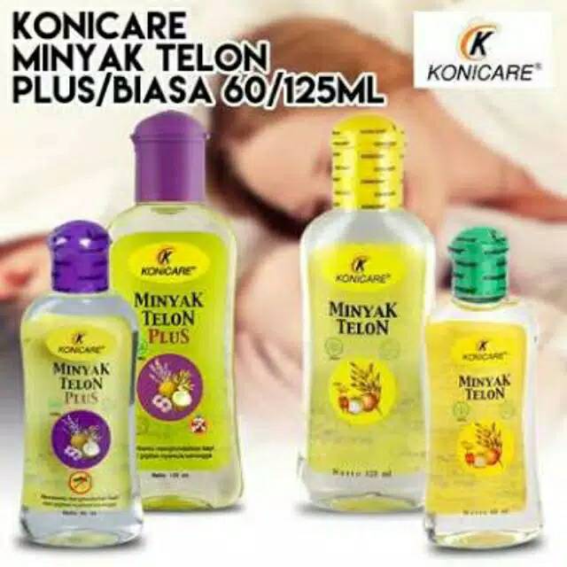 KONICARE Minyak Telon Biasa &amp; Minyak Telon Plus 60ml 125ml