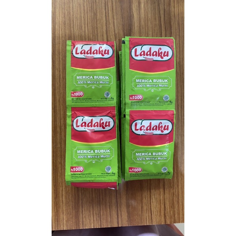 

Ladaku Merica Bubuk sachet ( 1 renceng isi 12 sachet )