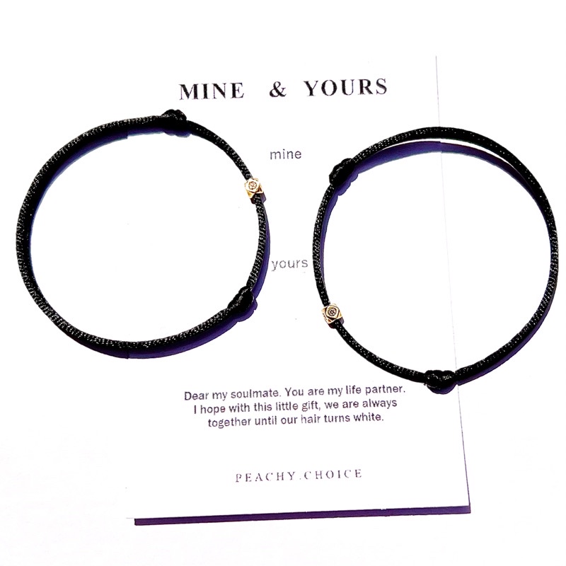 Gelang Couple Pasangan - Simple Minimalis [ truth eyes series ]