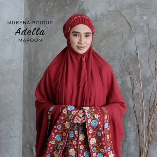 Mukena Bordir Mukena Dewasa Mukena Bordir Adella