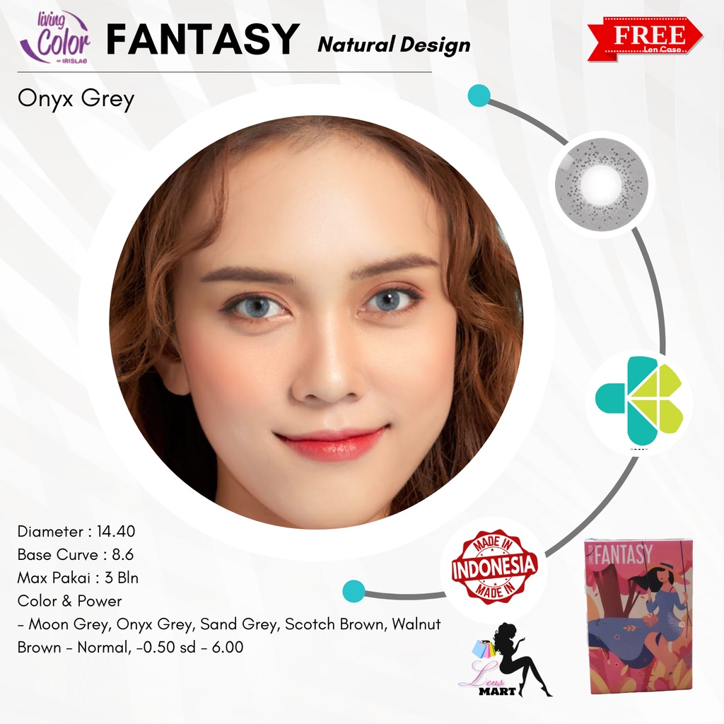 SOFTLENS LIVING COLOR FANTASY MINUS 3.00 sd 6.00