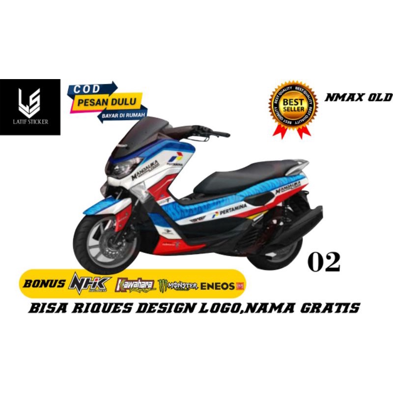 decal nmax old mandalika