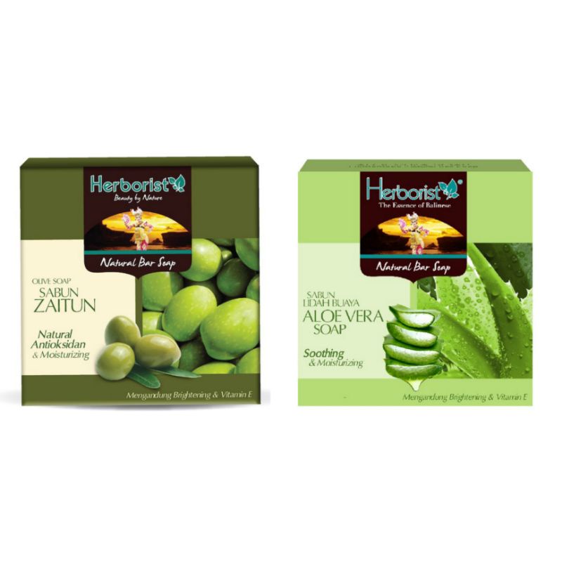 HERBORIST Natural Bar Soap (Sabun Batang) 80gr