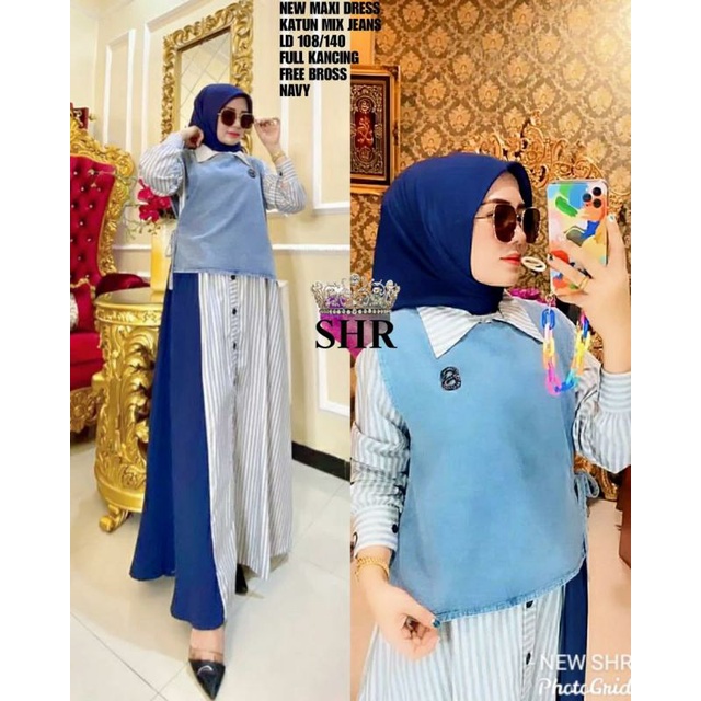 Gamis SHR set Rompi