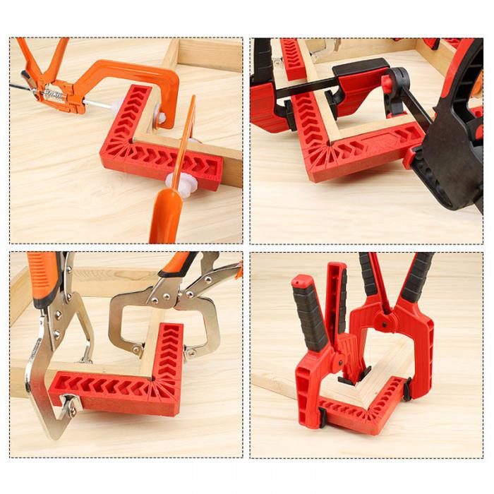 Penjepit Sudut Siku Kayu Frame 90 Derajat / Klem Sudut Siku / Corner Clamp