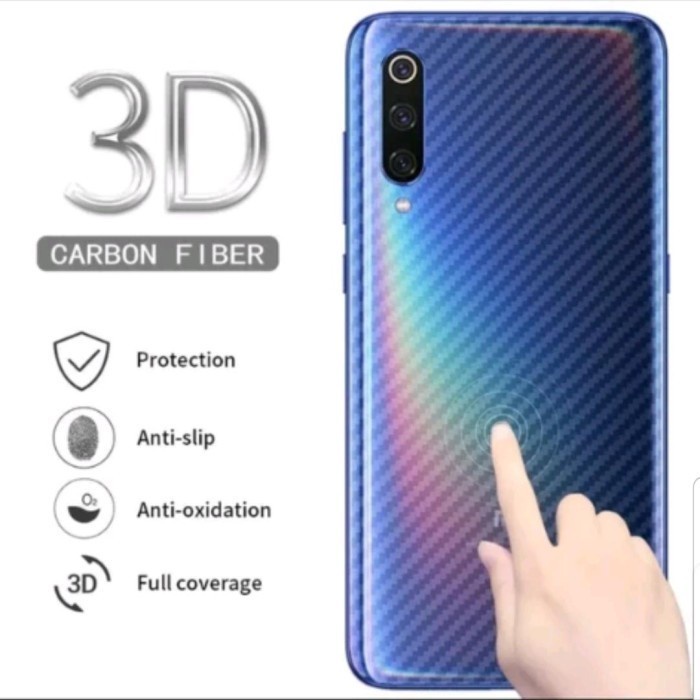 Back Skin Carbon Infinix Note 10 Pro - Skin Carbon Infinix Note 10 Pro - SC