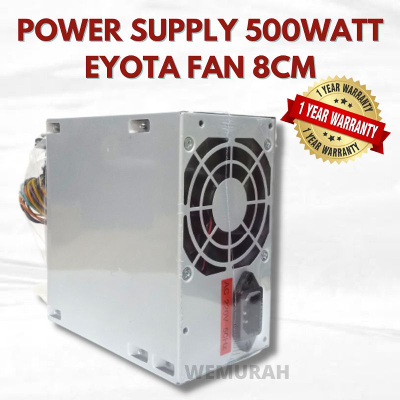 Powersupply 500Watt - Power supply Fan besar 500watt - Psu Komputer