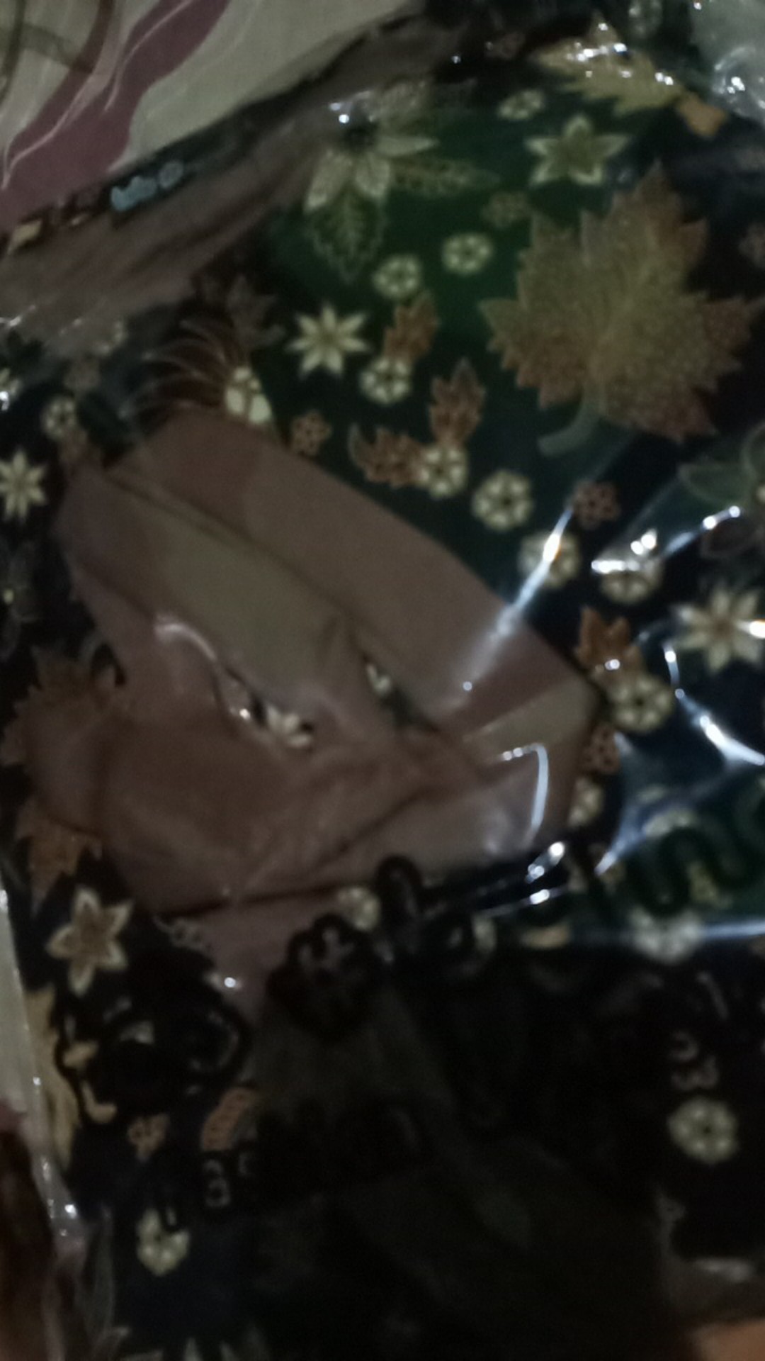 Gamis Batik Thara Zakia (mustard, Navi, Latte Dan Milo)