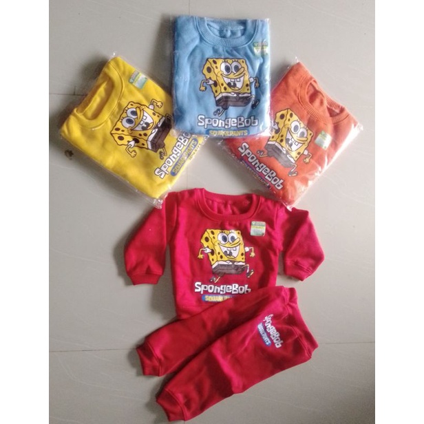 stelan baju anak terbaru sponbob