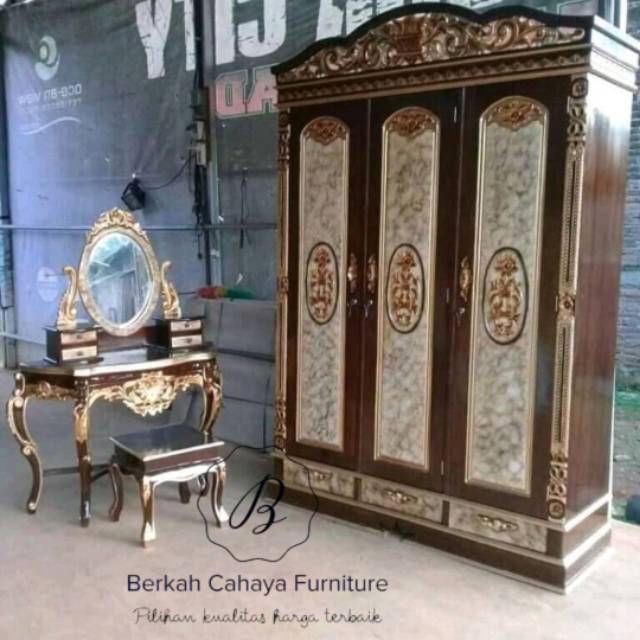 Kamar set lamaran lemari & meja rias jati jepara