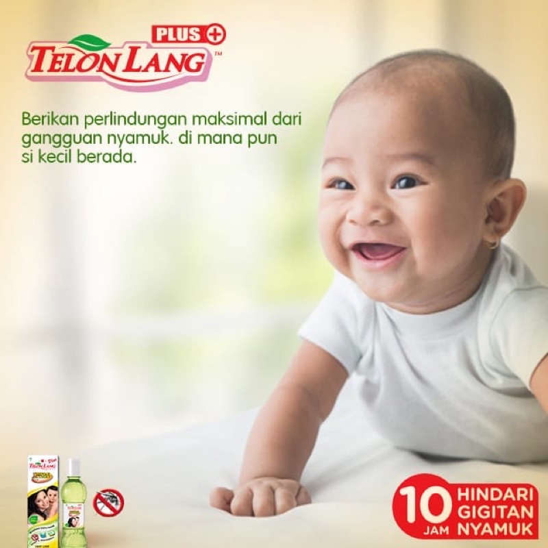 Cap Lang Telon Lang Original Telon Plus 60ml Baby Minyak Telon Anti Gigitan Nyamuk Bayi Banded