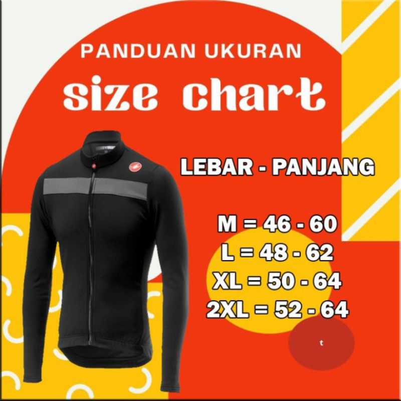 Baju Jersey Lengan Panjang Cycling Sepeda Import CASTELLI Premium