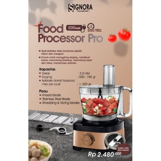 Food Processor Pro SIGNORA