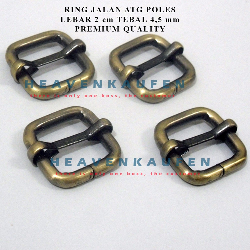 Ring Jalan 2 cm ATG Poles Premium Quality Tebal 4,5 mm