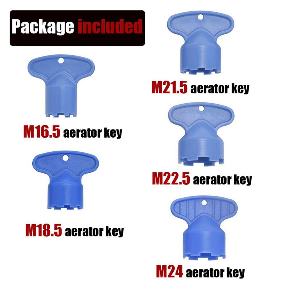 Nickolas1 Faucet Spanner Lepas Pasang 5Pcs Filter Liner Alat Aksesori Kamar Mandi Ware Faucet Wrench Accessory