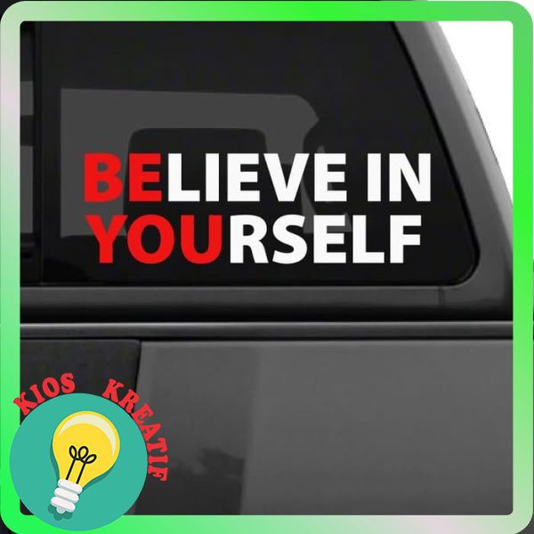 

Murah sticker stiker quetos believe in yourself percaya pada diri sendiri