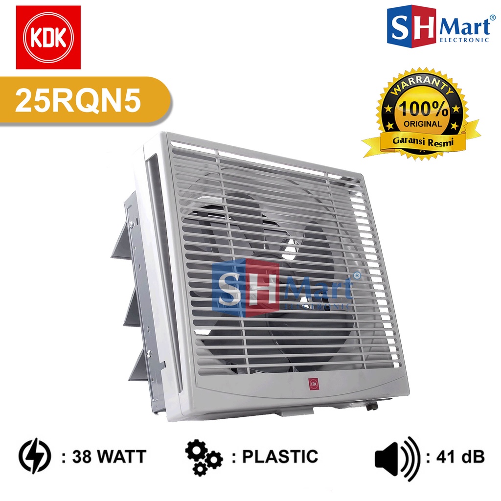 KIPAS ANGIN DINDING KDK EXHAUST FAN 10 INCH 25RQN5 / 25 RQN5 GARANSI RESMI (MEDAN)