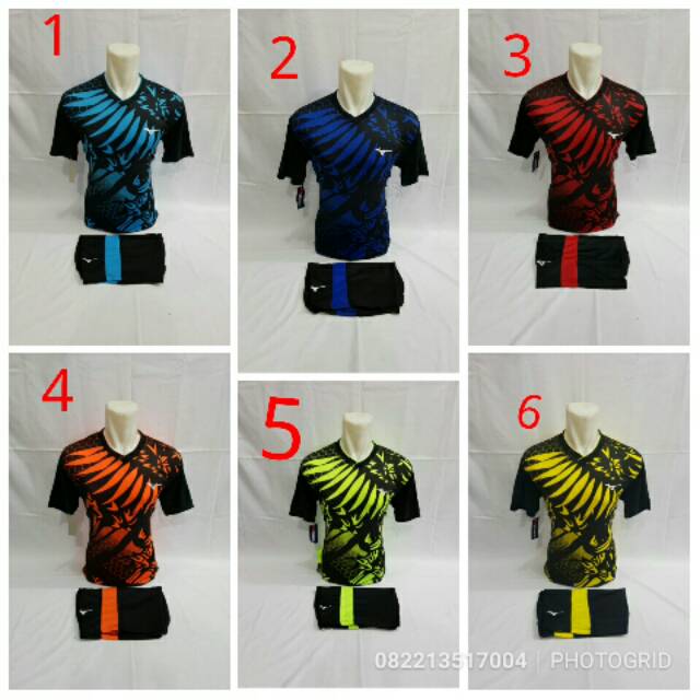 Jersey setelan olahraga