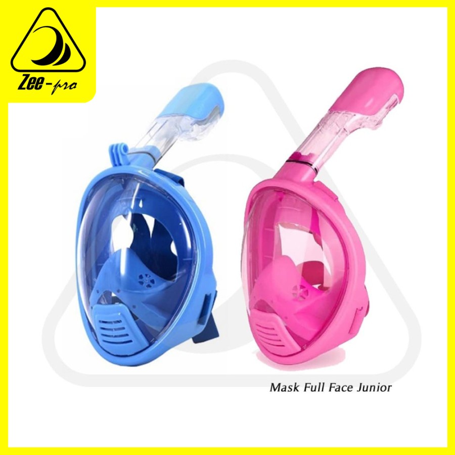 Jual Mask Full Face ZeePro Junior Easy Breath Snorkeling Anak Masker