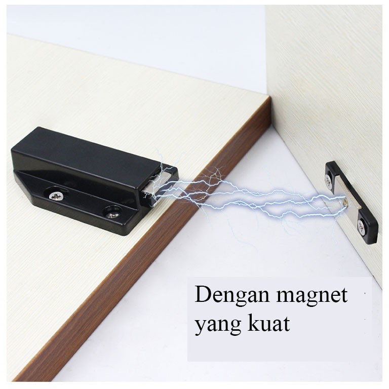 Kunci Latch Tekan Magnetik Kunci Pintu Lemari Model Tekan Buka