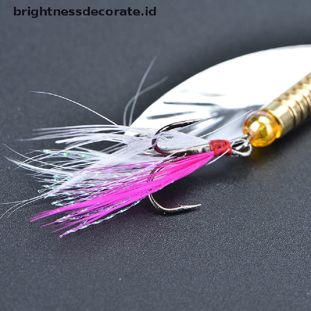 (Birth) Umpan Pancing Sendok 7g Untuk Ikan Bass Trout Perch Pike (Id)