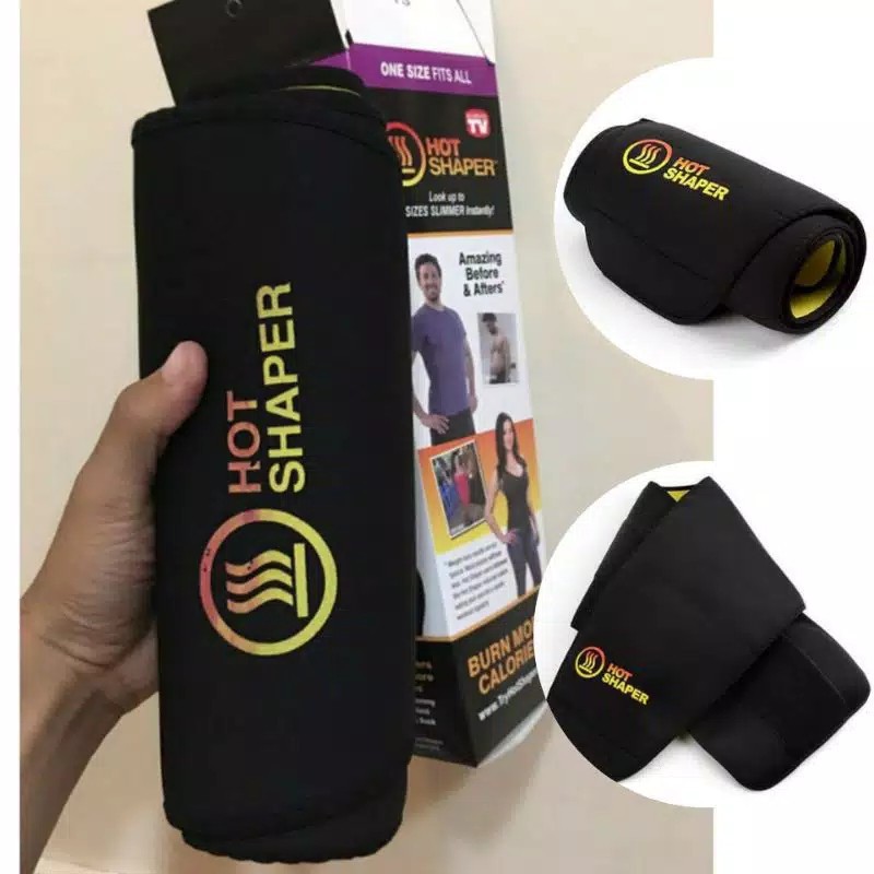 HOT SHAPER BELT WAIST UNISEX SABUK KORSET PELANGSING PENGECIL PERUT BERPEREKAT ORIGINAL GOOD QUALITY