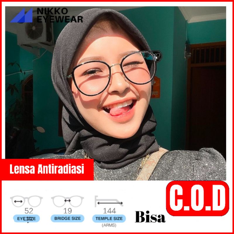 Frame Kacamata 32004,Gratis Lensa Minus,Kacamata Antiradiasi,Kacamata Baca,Kacamata Korea