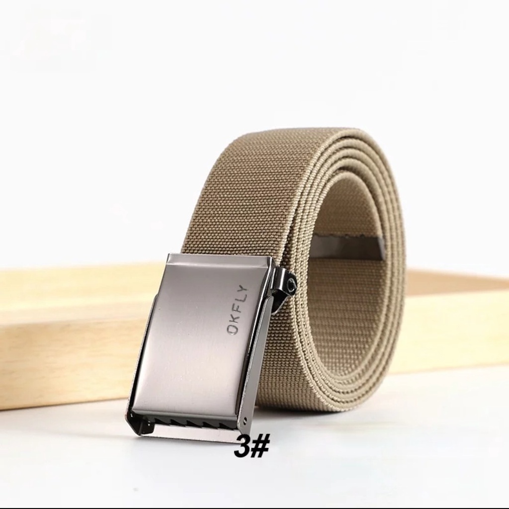 Ikat Pinggang Fashion Pria Kanvas Sabuk Men Belt S045