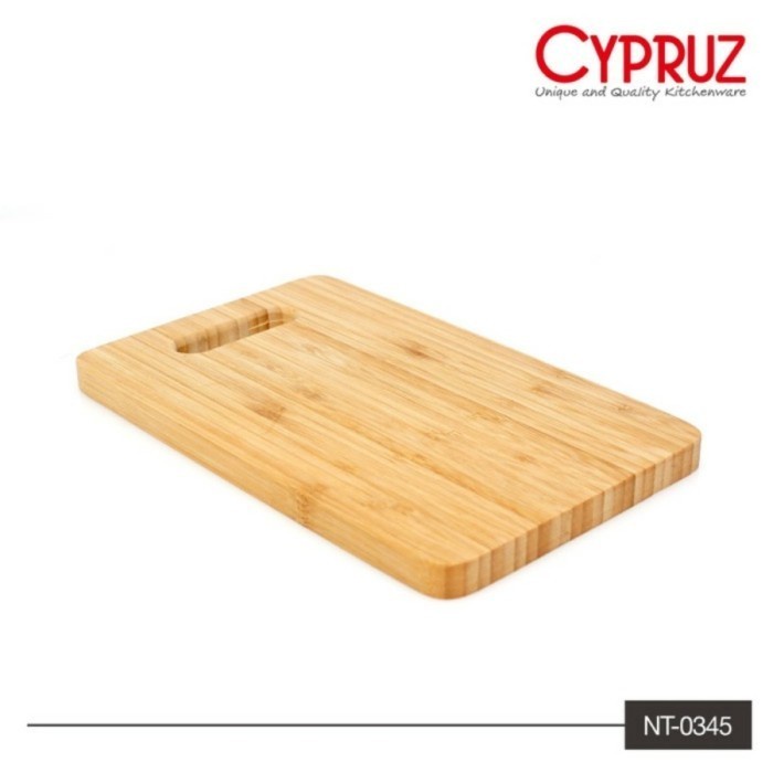 Cypruz Talenan Bambu Model persegi Ukuran 26x16x1.5cm Nt-0345