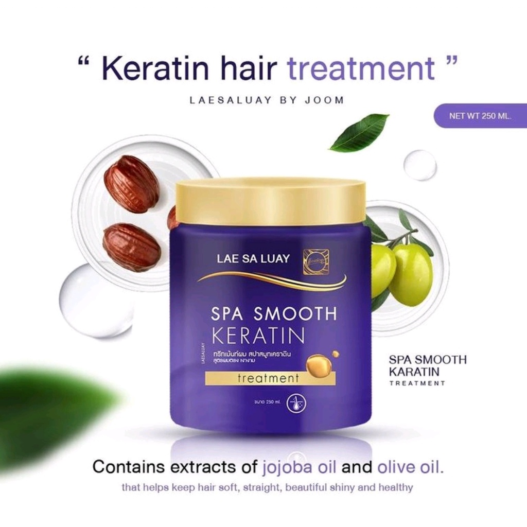 [BPOM] Lae Sa Luay - Hair Spa Smooth Keratin / Masker Rambut