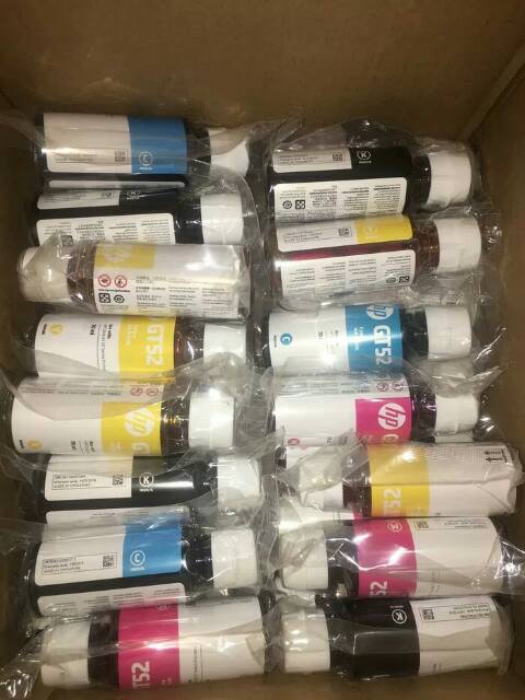 Tinta HP GT51XL Dan GT52 Losepack (Tanpa Dus) Original