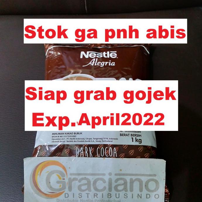 

NESTLE DARK COCOA CHOCOLATE ALEGRIA 1KG KAKAO BUBUK PROFESIONAL