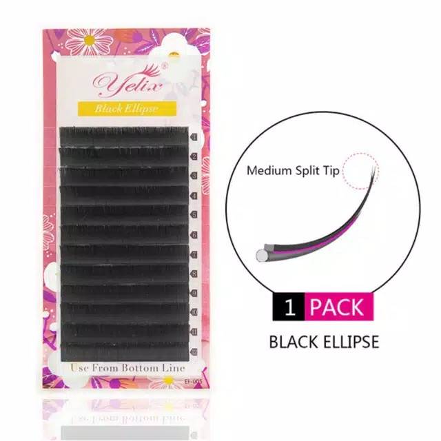 YELIX BLACK ELLIPSE EYELASH EXTENSION