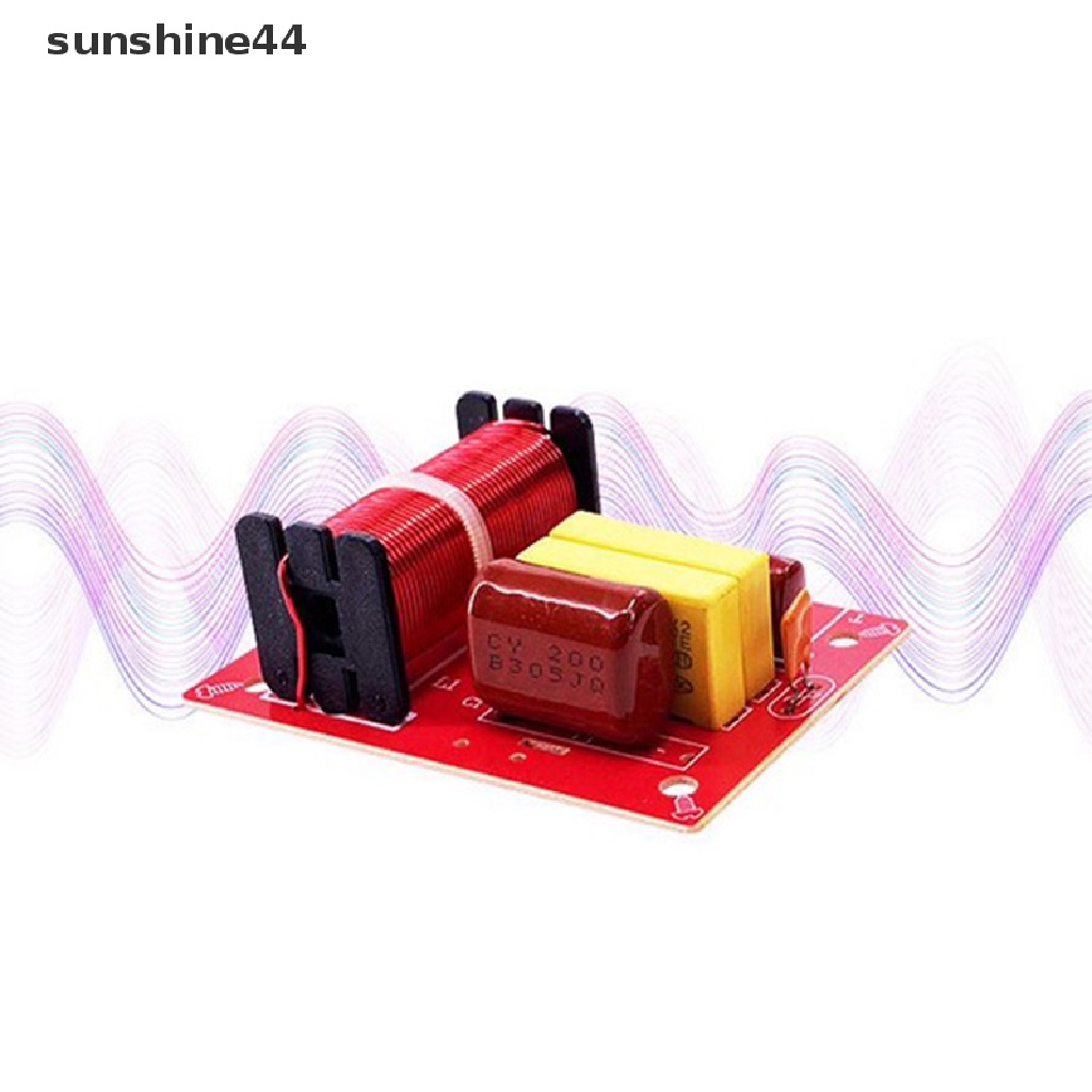 Sunshine WEAH-234 Filter Crossover Pembagi Frekuensi Speaker Audio Treble Bass 80W 2 Arah