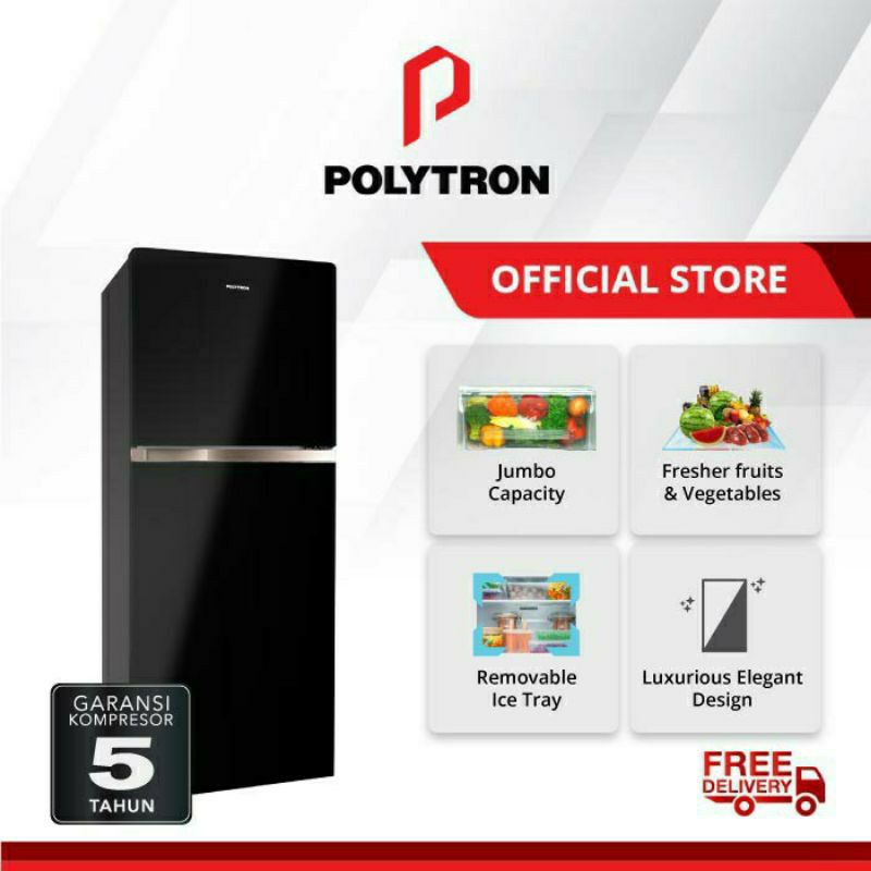 Kulkas 2 Pintu Polytron PRW 25 MN Palembang