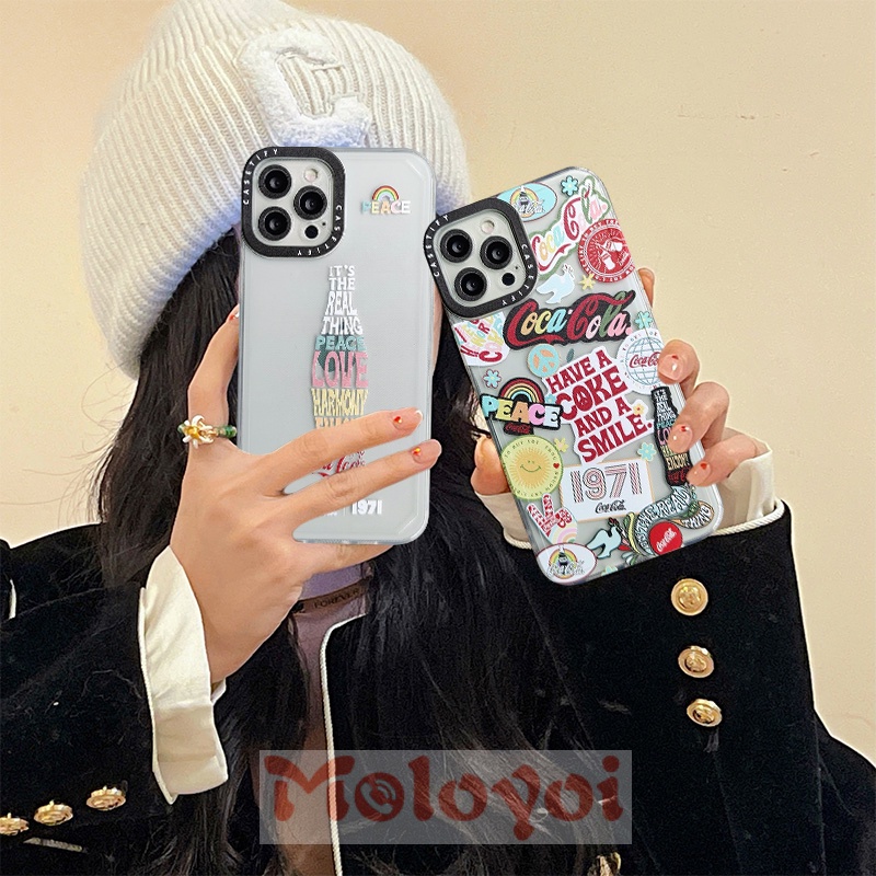 Soft Case Tpu Motif Coca Cola Untuk iPhone 6 6s plus 7plus 8plus 13 11 12 pro Max X XR XS Max SE 2020