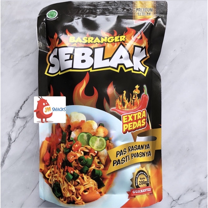 

[PROMO!!] BASRANGER Seblak Instant EXTRA PEDAS 200gr - seblak nikmat enak diskon termurah