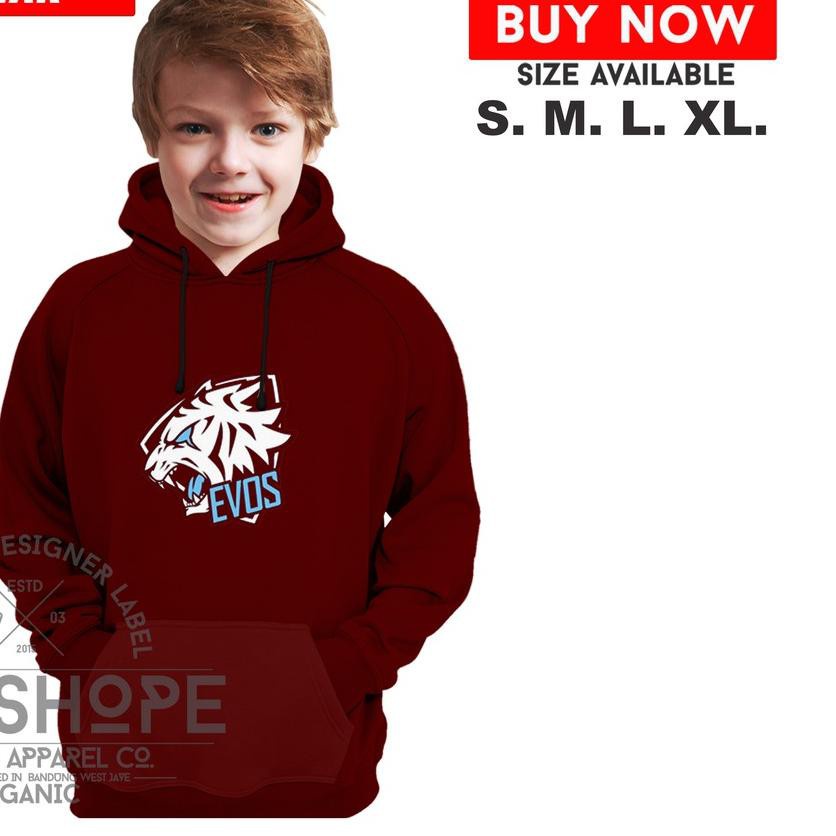 Jaket Hoodie Evos ML / Sweater Evos Mobile Legend Anak Pria-Wanita Termurah