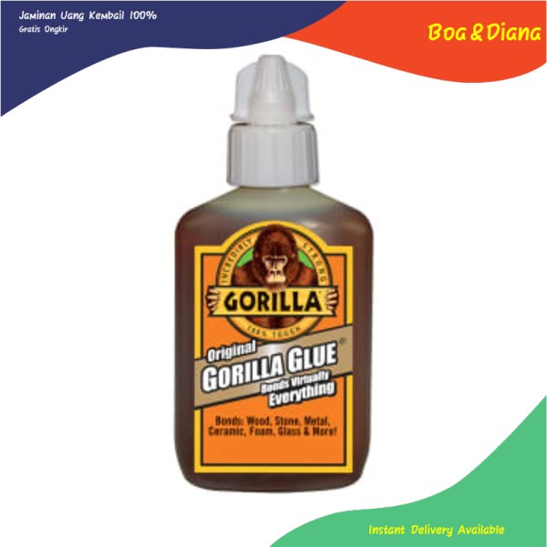 

Lem merk Gorilla Original / Gorilla glue waterproof Made in USA / Lem sepatu