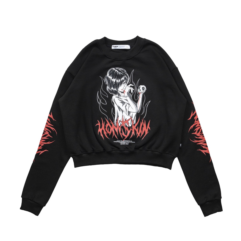 Homskin | LJUBI | Oversized Crop Crewneck