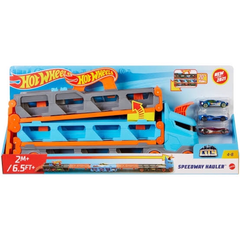 Hotwheels Hot Wheels City Speedway Hauler - Hotwheels Speedway Hauler - Track Hotwheels - Hotwheels