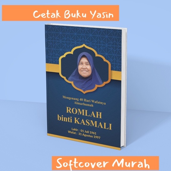 Cetak Buku Yasin Dan Tahlil Murah Custom Foto Softcover 64 Halaman
