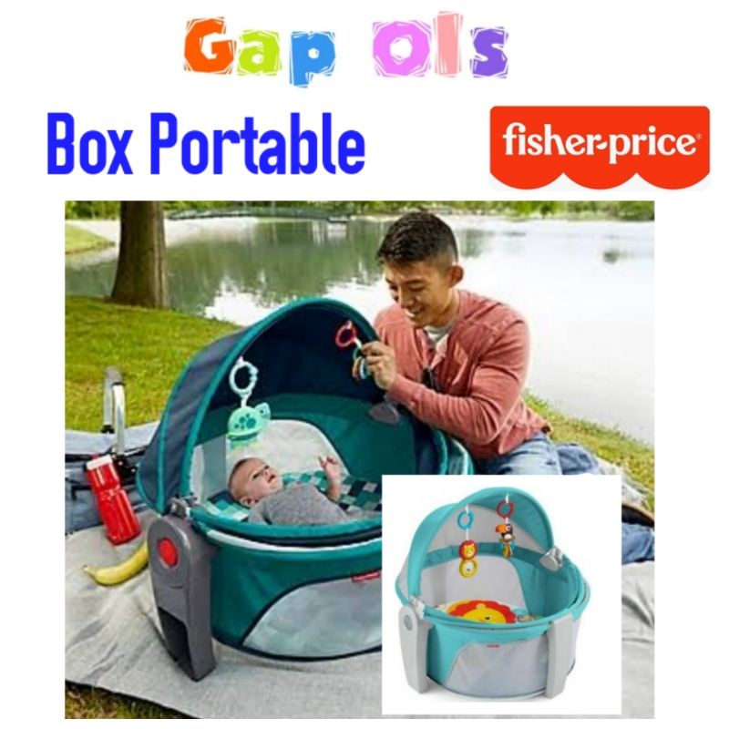 Fisher Price On the Go Baby Dome Baby box bayi boks bayi kasur bayi Tempat Tidur Anak Bayi Portable 