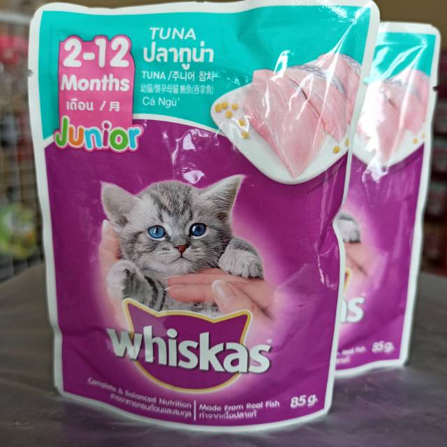 Whiskas junior kitten wet food  pouch