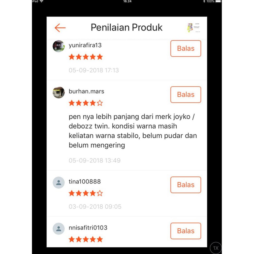 

stabilo 2 sisi muka warna GM3001 kwalitas super