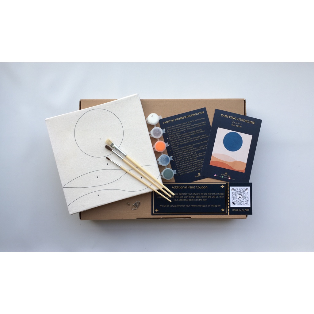 

Blue Moon / Painting by number / Painting kit