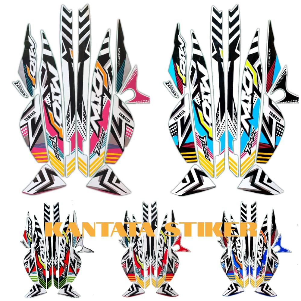 stiker striping motor yamaha mio j teen 2013
