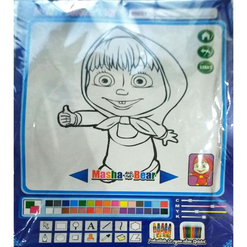 

Paket Mewarnai Spidol Murah Anak + Free Spidol Random